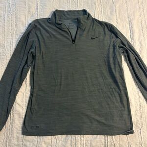 Nike Dri-FIT Green Long Sleeve Pullover